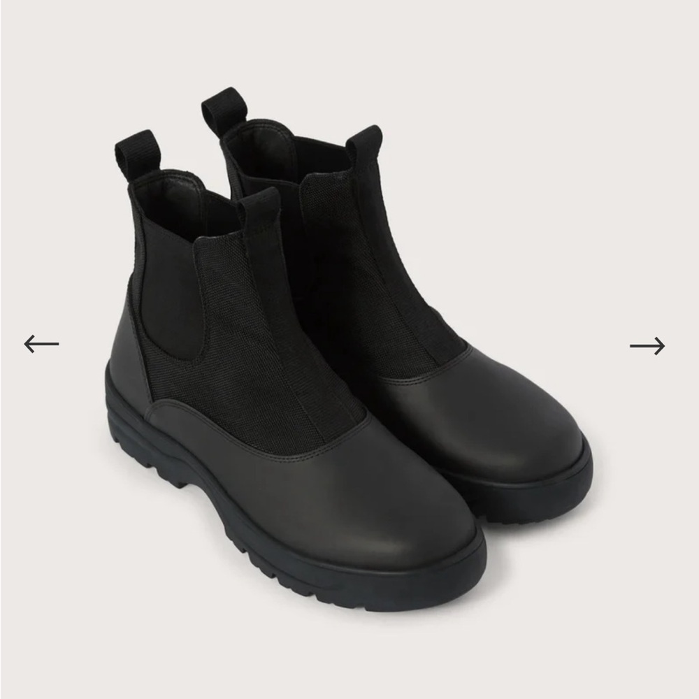Frank & Oak Black Winter & Rain Boots